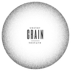 abstract dotwork grainy round frame pattern vector image