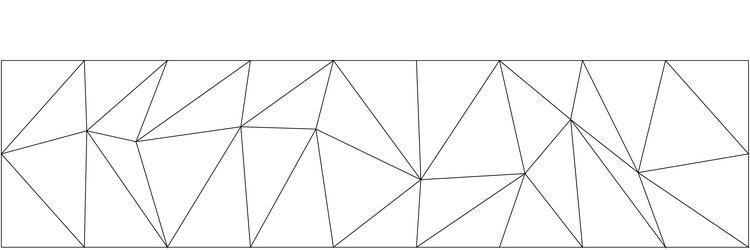 geometric abstract art with chaotic line patterns vector image