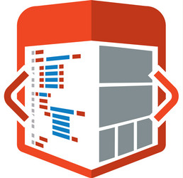 html programming code vector image