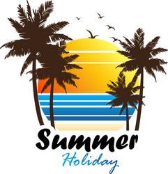 Summer vacation Royalty Free Vector Image - VectorStock