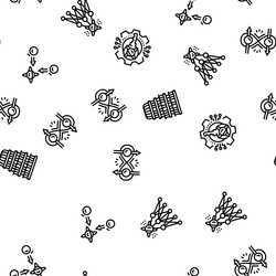 quantum technology data science seamless pattern vector image