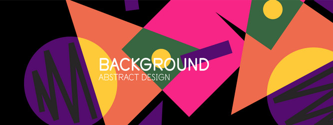 abstract background with blocks lines geometric vector image