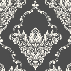 damask seamless pattern element classical vector image