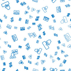 set line front end development keyboard and web vector image