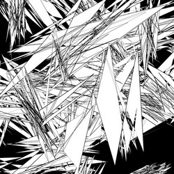 grungy edgy texture with random elements vector image