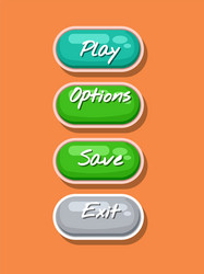 app graphical user interface cartoon design set vector image