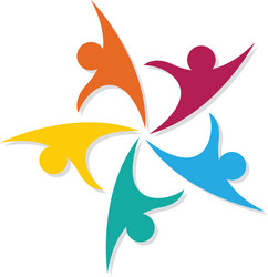 community network and social icon design template vector image