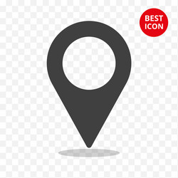 icon navigate simple web locatio concept vector image