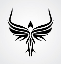 Eagle bird tribal Royalty Free Vector Image - VectorStock