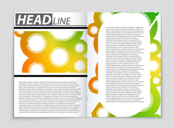abstract layout background set for art vector image