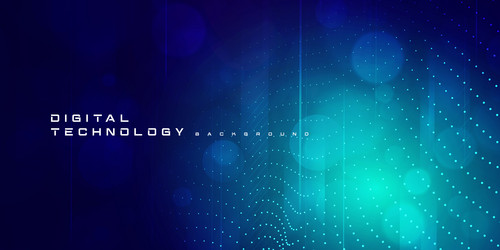 digital technology internet network speed connect vector image