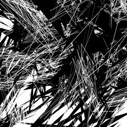grungy edgy texture with random elements vector image