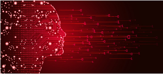 Artificial Intelligence & Big Data vector image