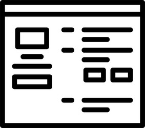 help linear style icon design vector image
