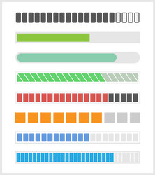 loading bar for web vector