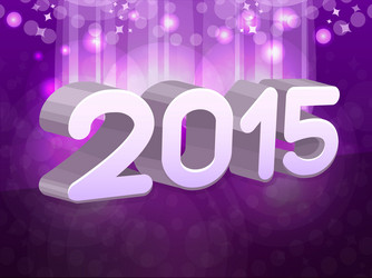 New year text vector