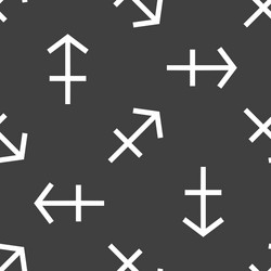 sagittarius pattern vector