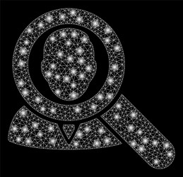 flare mesh 2d find user with spots vector image