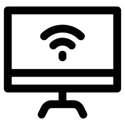 monitor an electronic device for display image vector image