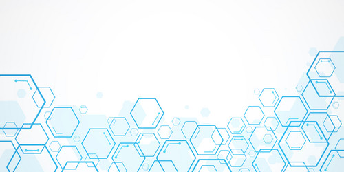 abstract hexagon background technology polygonal vector image