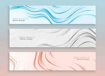 collection of wide web footer layout in soft color vector image