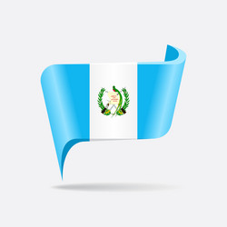guatemalan flag map pointer layout vector image
