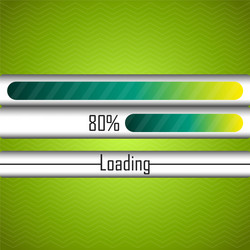 loading bar image vector image