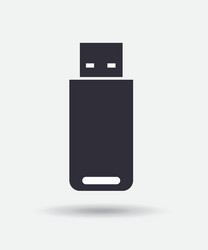 usb connection vector image