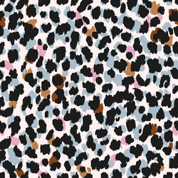 y2k leopard seamless background psychedelic vector image