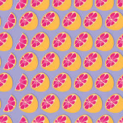 Grapefruit Fruit Pattern vector image