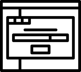 loading linear style icon design vector image