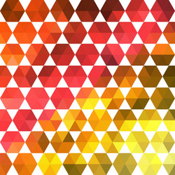retro pattern of geometric shapes colorful mosaic vector image