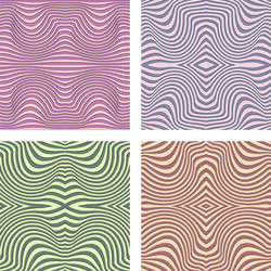 abstract ornamental patterns set vector image