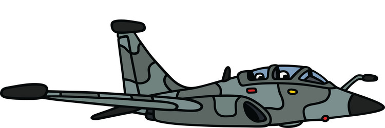 Cartoon military airplane Royalty Free Vector Image Cartoon military airplane Royalty Free Vector Image