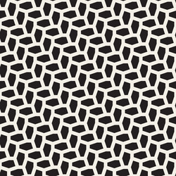 seamless pattern repeating geometric elements vector image