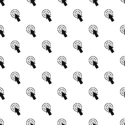 cursor shape pattern seamless vector image