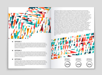 abstract layout background set for art vector image