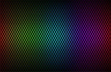 abstract colorful geometric hexagons background vector image