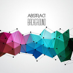 Abstract geometric background with triangle vector