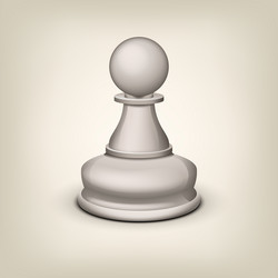 white pawn vector