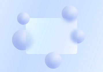 partition of transparent material with floating vector image