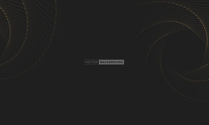 abstract 3d background with black paper layers vector image