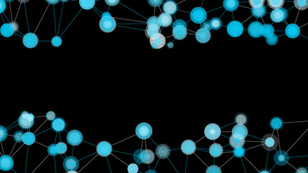 abstract triangles and circles shapes random size vector image