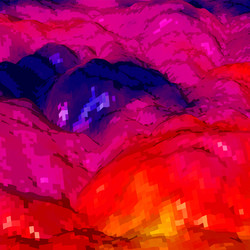 abstract background with topographic landscape map vector image