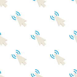 touching arrow pattern seamless vector image
