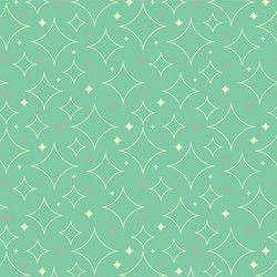 Retro Stars Pattern - 1950s Style vector image