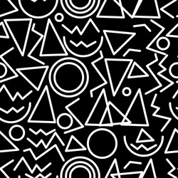 geometric minimal seamless abstract pattern vector image