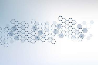 science network pattern connecting lines and dots vector image