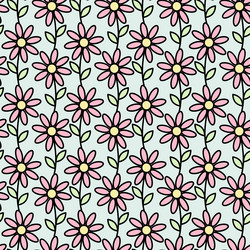 Abstract Chamomile Pattern vector image