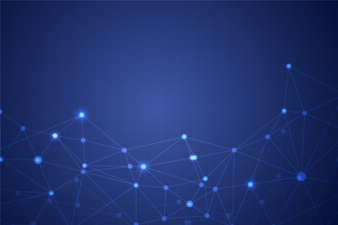 abstract line background connection concept vector image